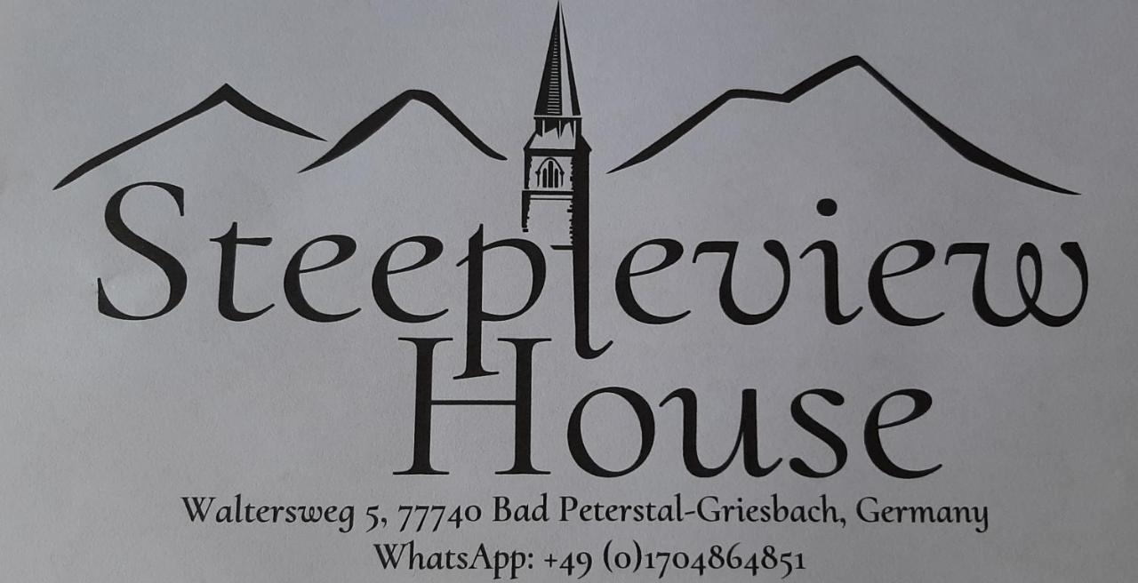 Steepleview House, Renchtalblick Apartment - Cozy & Serene Apartment For 2 Bad Peterstal-Griesbach Exteriör bild